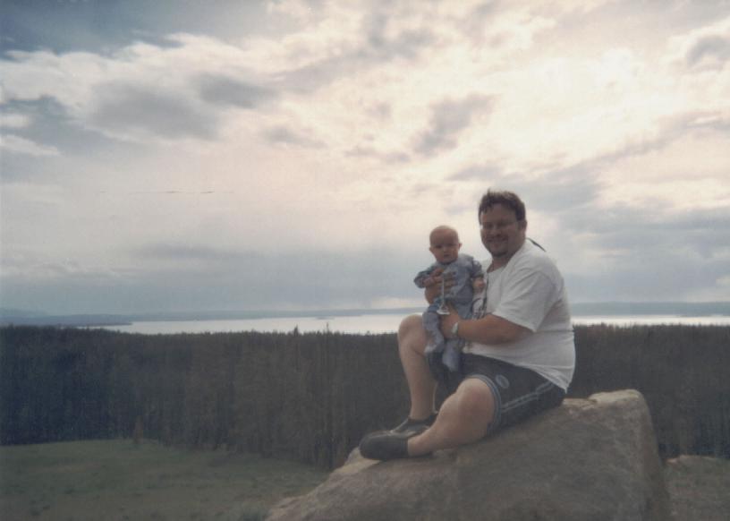 Mark & Liam take in the view.