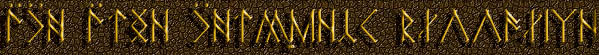This is the title of book one, "Runeglaive," in the High Elf Tongue.