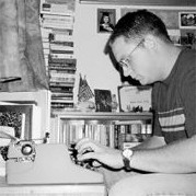 Lars typing away...