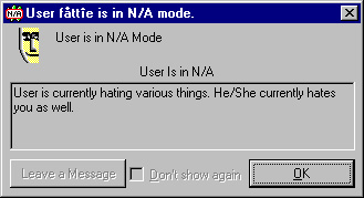 This is Fatima, enough good things cannot be said about this babe.&nbsp; She goes for a sly emotional directness on her NA message, refreshing!&nbsp; 8/10