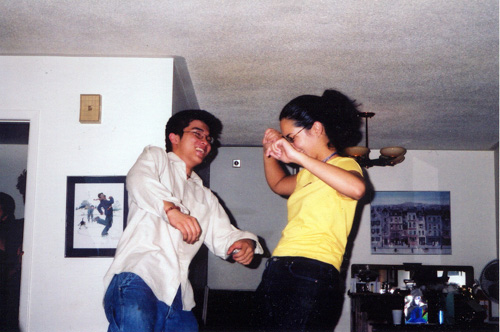 Bri' made a comment that we look like the Archies dancing in this pic.&nbsp; I'm totally Reggie and I guess Julia's closest to Veronica?&nbsp; PS Midge was totally the hottest chick on the Archies.B