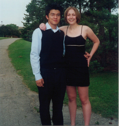 Despite how this picture may appear I can assure you I am indeed taller than Jen.