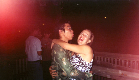 "Aaaahhh get this Asian monkey off me!!"