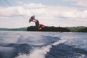 Graham about to land on his ass.