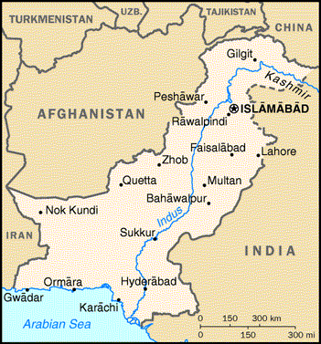 Map of Pakistan