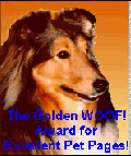 Mrs. D' Won The Golden Woof Award