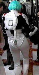 Ayaname Rei in plug suit