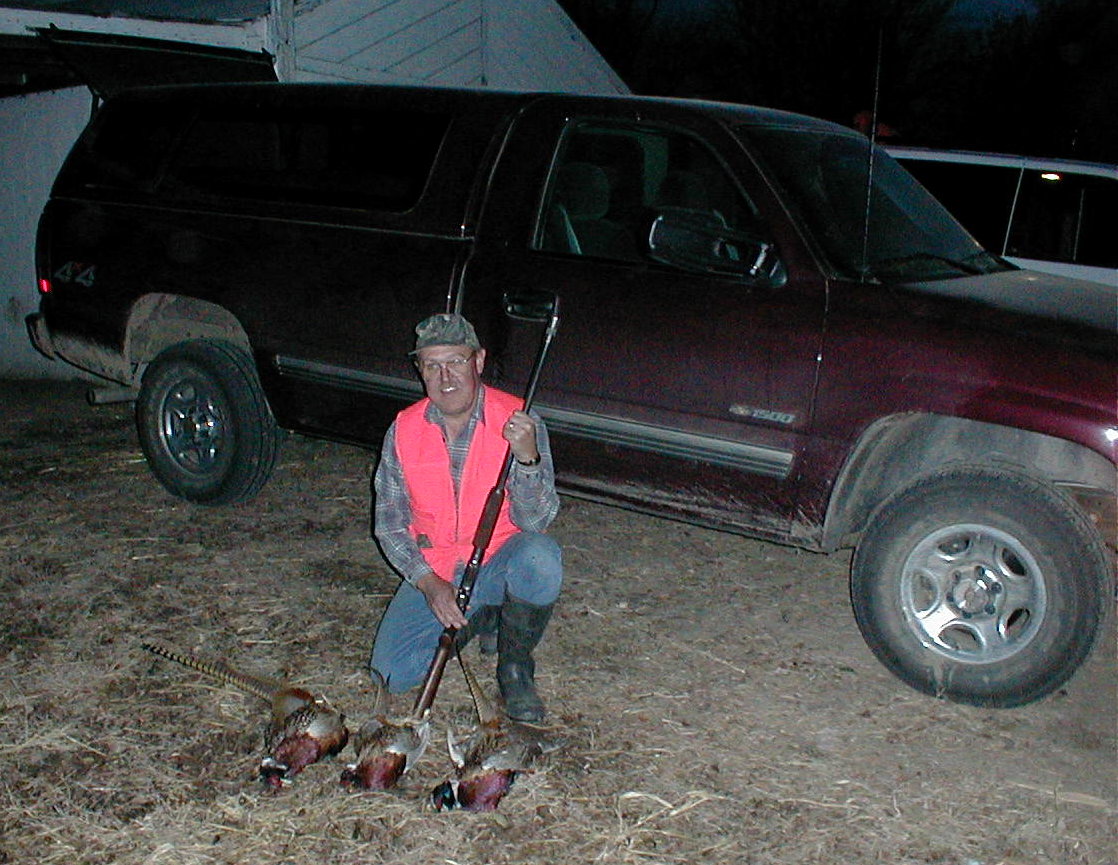 Dan had to borrow a bird of Matt's just to pose with his "limit"....