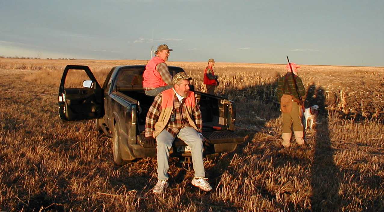 Watching Ralph work as the sun is setting...