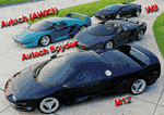 W8, Avtech (AWX3), Avtech Spyder, M12 (rear to front)