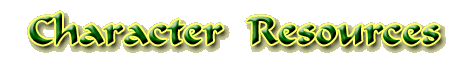 Character Resources