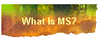 What Is MS?