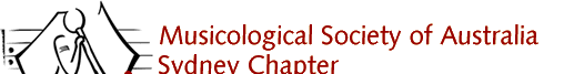Musicological Society of Australia: Sydney Chapter
