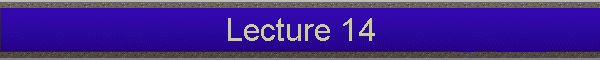 Lecture 14