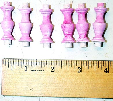 Row of spindles