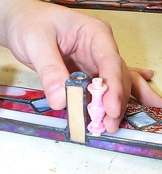 Spindle in place