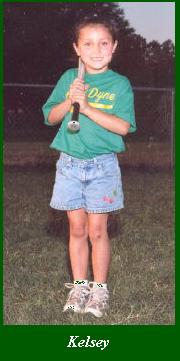 Kelsey at ball practice