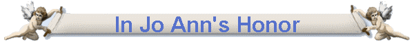 In Jo Ann's Honor