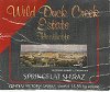 2000 Wild Duck Creek Estate Heathcode Springflat Shiraz