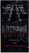 1998 Ravenswood Hollick Coonawarra Cabernet