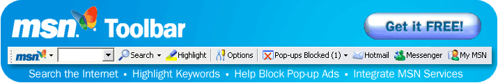 MSN TOOL BAR