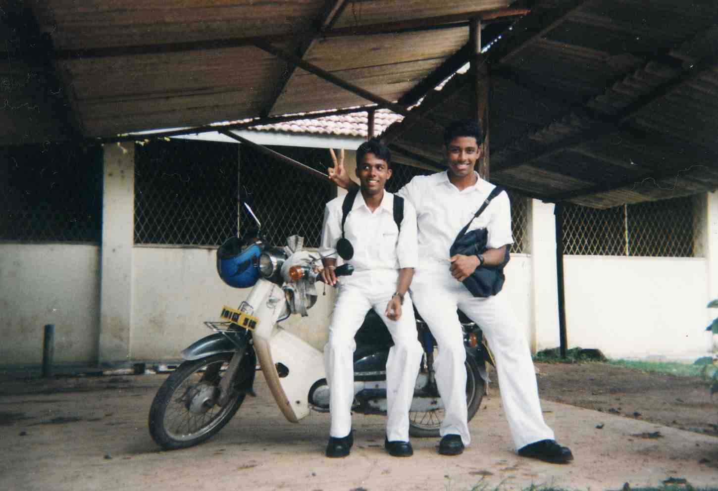 Doka & I on Pana's Bike