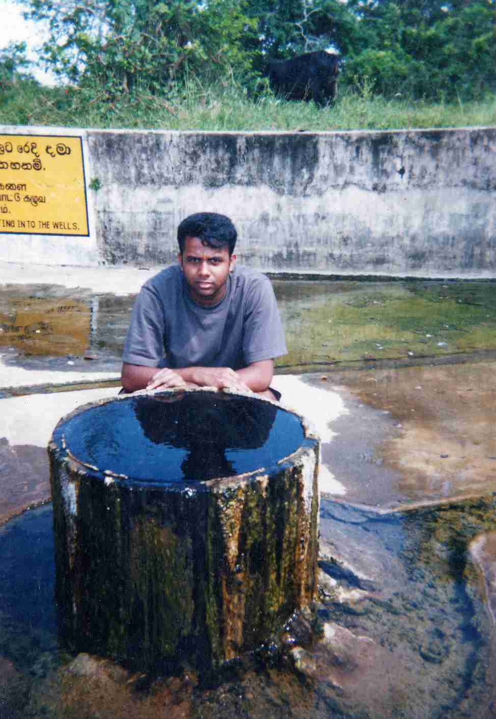 At Mahaoya Hot spring wells