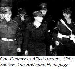 Kappler in Allied custody