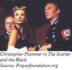 Christopher Plummer in a scene from The Scarlet and the Black