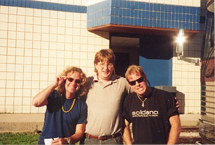 JAMES ALLEN with JACK and BRAD