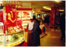Shopping at Petronas.  Mrs. Samsath joins mom