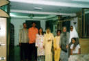 Oh, there she is!  Mrs. Tansri Ubaidullah (center) joins us for the dinner