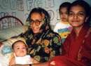 Mom with Sadhuna & Iqbal Samad Juniors