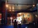 At the centre of Science Centre with Farhana