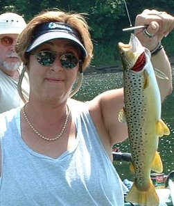 buddy and brown trout