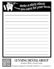 Write a story about how you care 4 your teeth