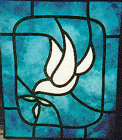 Stained Glass Dove