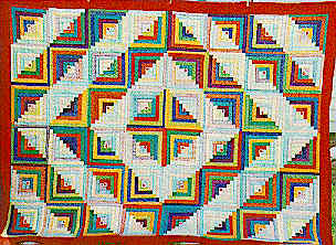 Log Cabin quilt