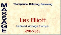 Les Elliott Massage - 690-9565