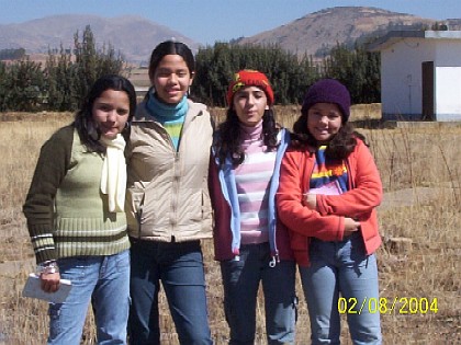 Kelly, Gaby, yo y Daniela