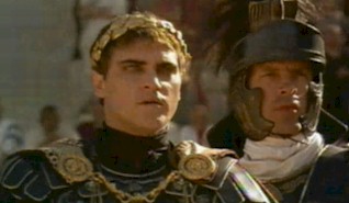 Quintus and Commodus shocked to find Maximus still alive...courtesy of aherowillrise