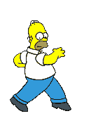 "I'm just dancin' away until the donuts get here..."