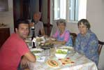 Alice and family at lunch