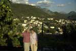Mary and Alice above Petrovac