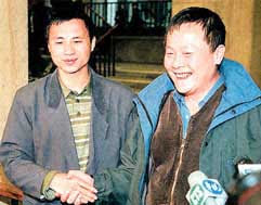 Wang Dan and Wei Jingsheng
