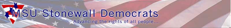Stonewall Democrats: Advacncing the rights of all people...