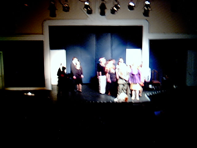 I did the set, lights and costumes