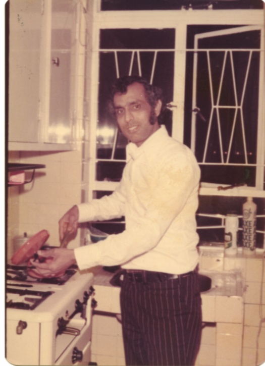 Dad enjoyed cooking