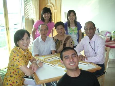 Dad loved a good game of mah Jong