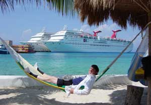 Carl in hammock